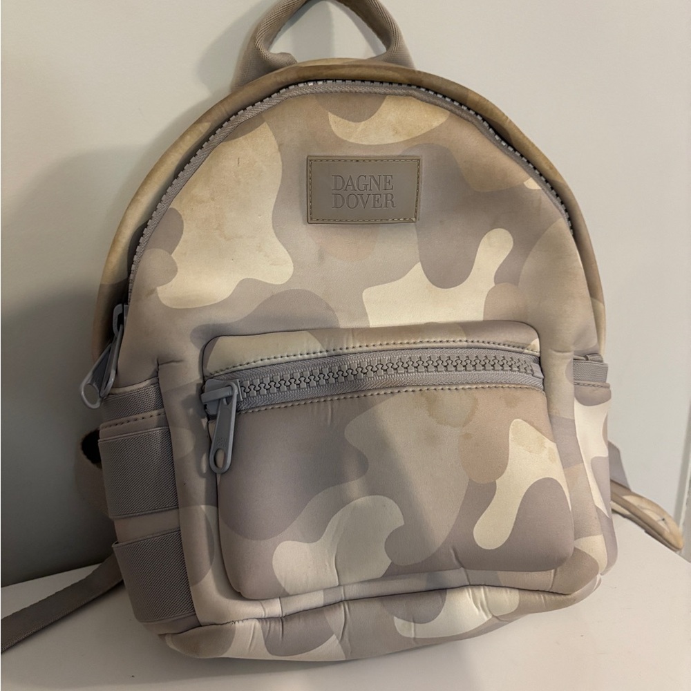 Dagne Dover Camo Backpack Flawed